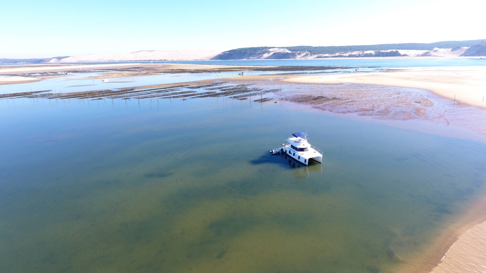 location bateau Arcachon - Cap-Ferret avec CATABAS