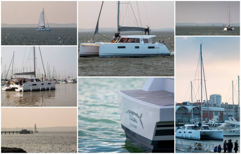 Location avec skipper de voilier catamaran jusqu'à 20 personnes au départ du cap ferret