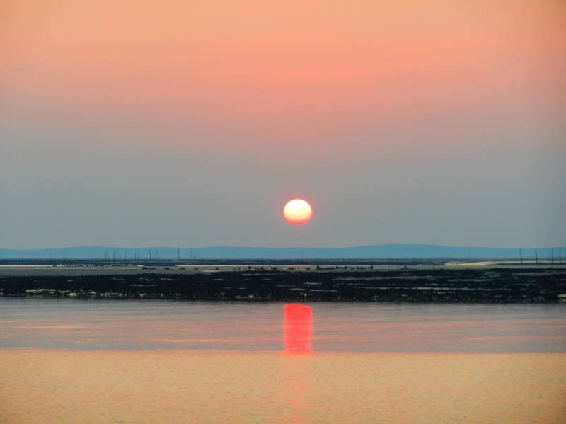 Coucher de soleil en catamaran à Arcachon