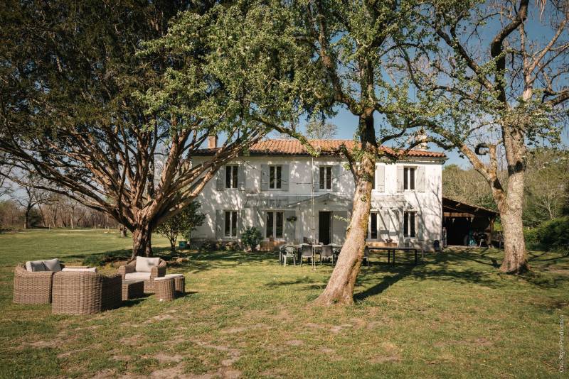 Location gite de groupe pour famille nombreuse ou amis près du Bassin d'Arcachon à Hostens en Gironde